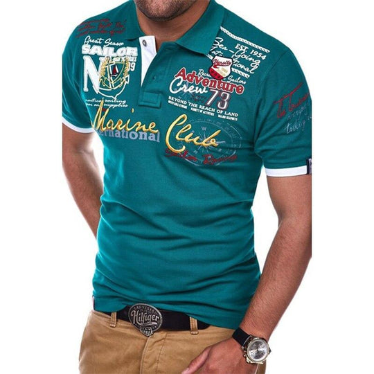 Heidi-Mode | Poloshirt mit Buchstaben für Herren