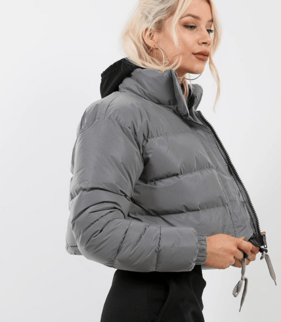 Pufferjacke mit Kordelzug - Carry