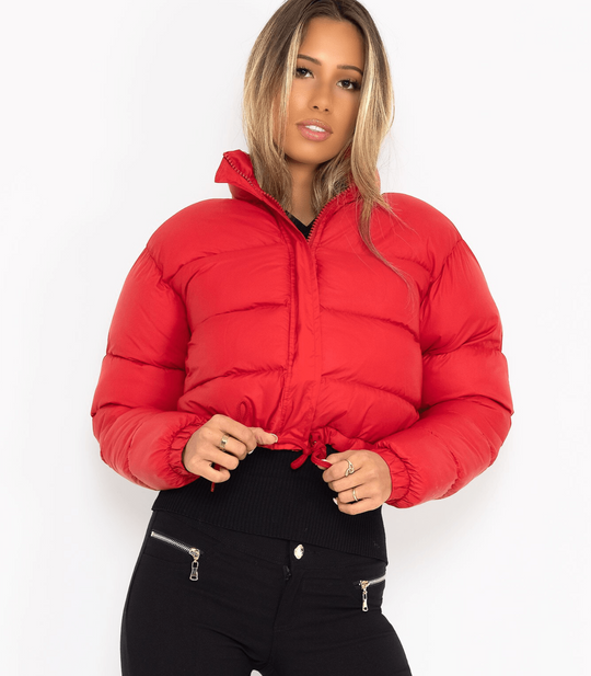 Pufferjacke mit Kordelzug - Carry