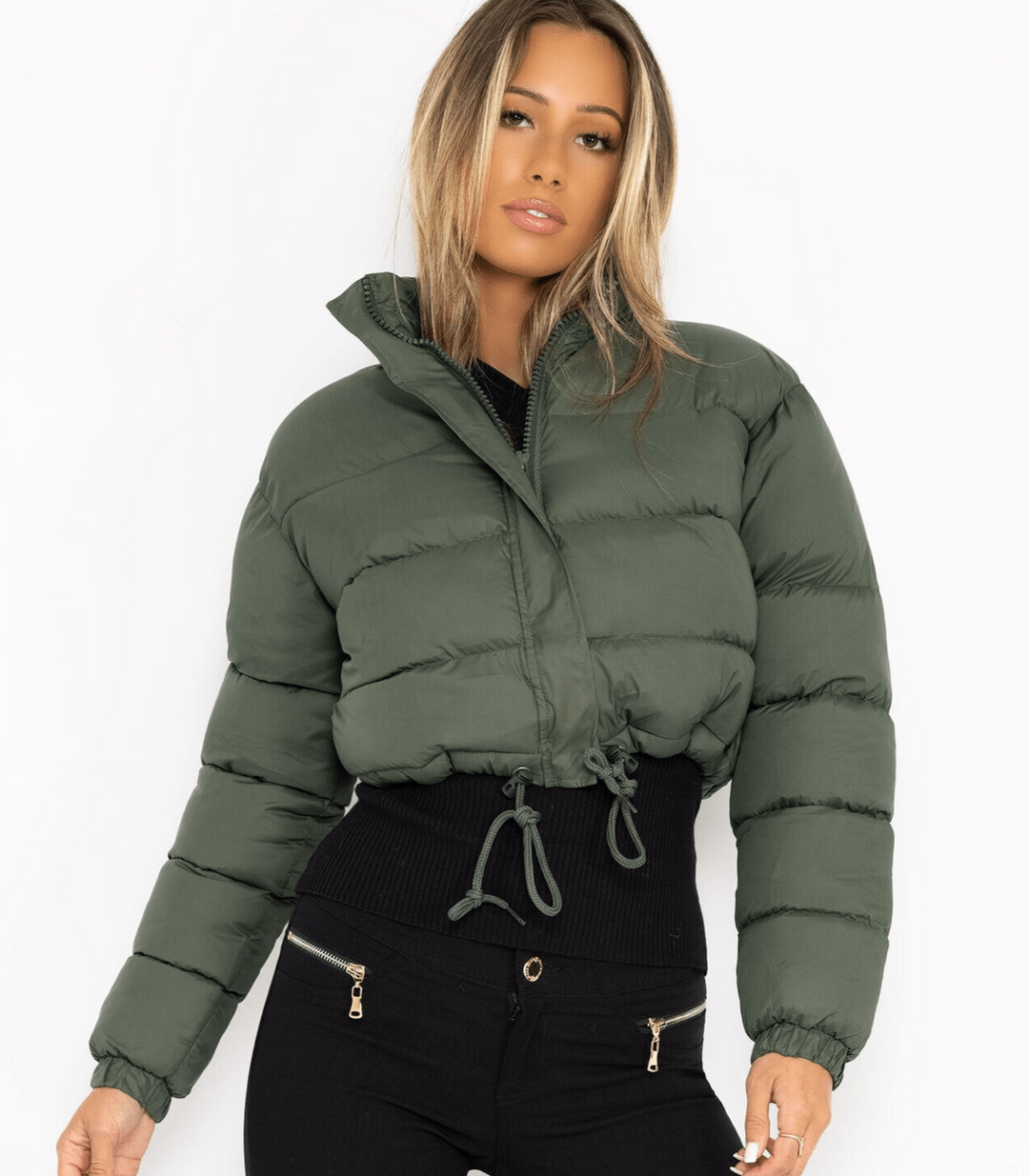 Pufferjacke mit Kordelzug - Carry