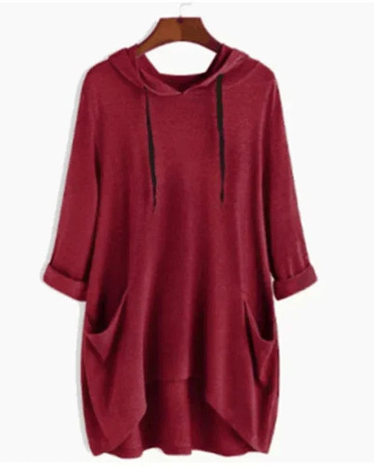 Heidi-Mode | Damen-Kapuzenpullover mit Taschen
