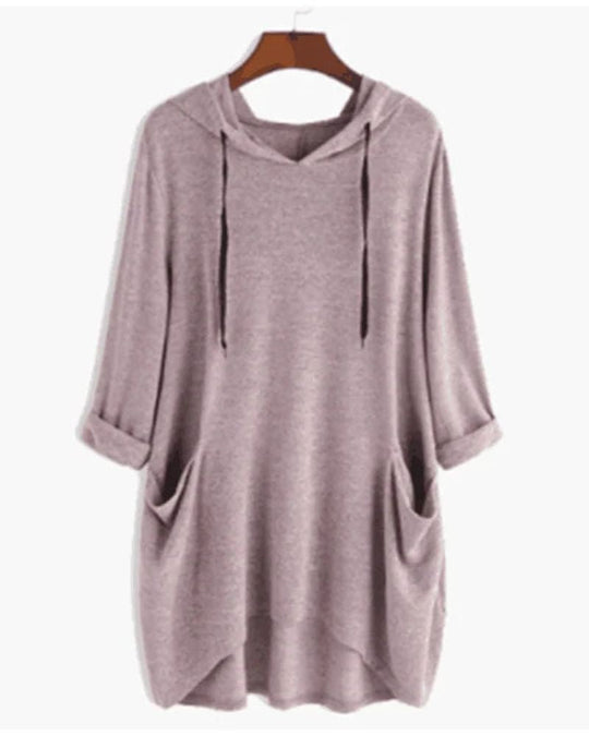 Heidi-Mode | Damen-Kapuzenpullover mit Taschen
