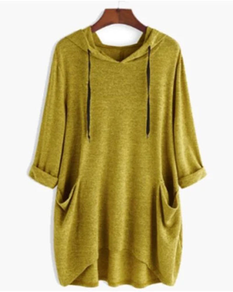 Heidi-Mode | Damen-Kapuzenpullover mit Taschen