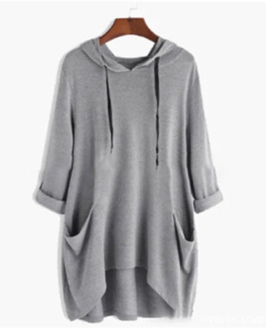 Heidi-Mode | Damen-Kapuzenpullover mit Taschen