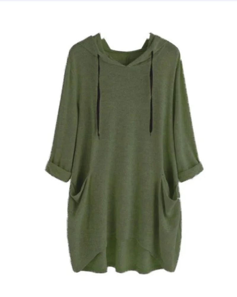 Heidi-Mode | Damen-Kapuzenpullover mit Taschen