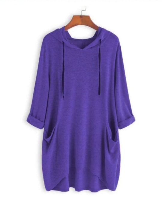 Heidi-Mode | Damen-Kapuzenpullover mit Taschen