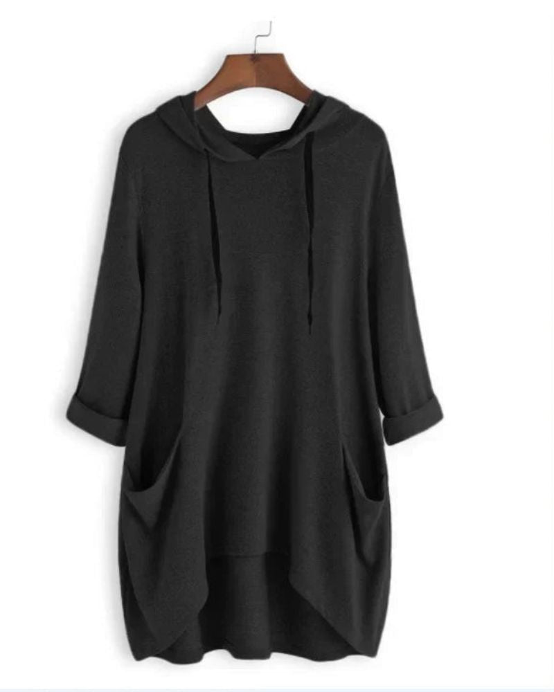 Heidi-Mode | Damen-Kapuzenpullover mit Taschen
