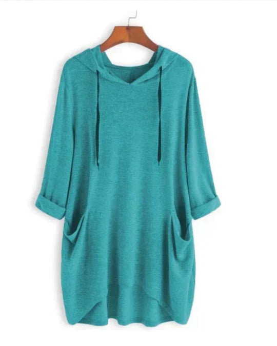 Heidi-Mode | Damen-Kapuzenpullover mit Taschen