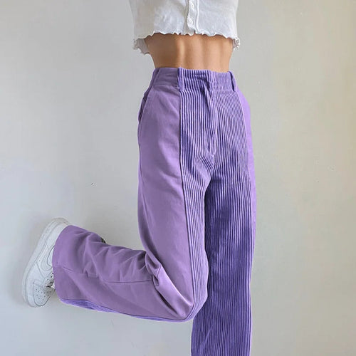 Vintage Patchwork Corduroy Hose