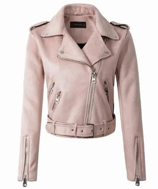 Heidi-Mode | Damen Biker Wildlederjacke