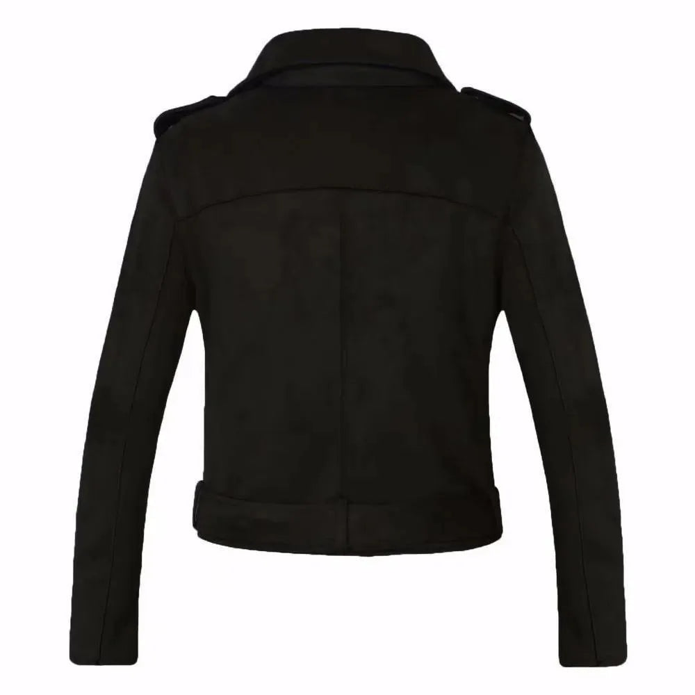 Heidi-Mode | Damen Biker Wildlederjacke