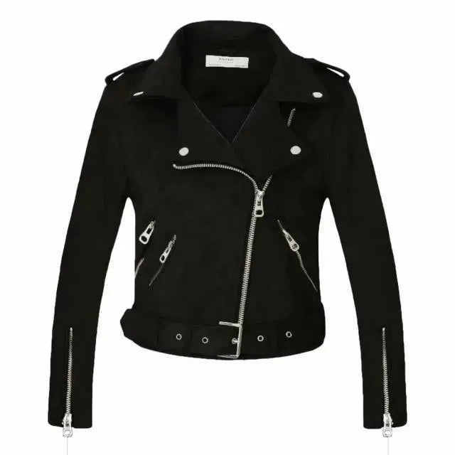 Heidi-Mode | Damen Biker Wildlederjacke