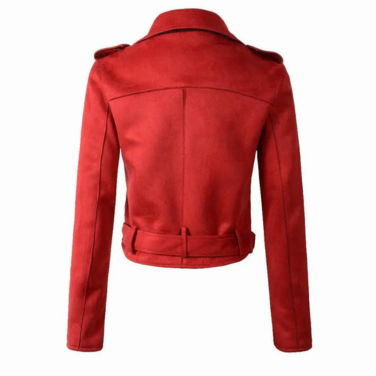 Heidi-Mode | Damen Biker Wildlederjacke