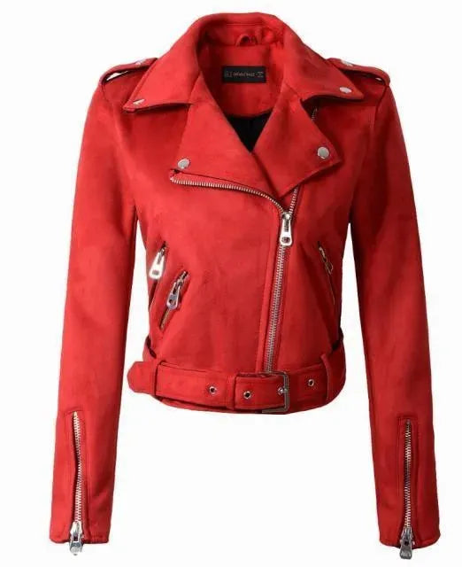 Heidi-Mode | Damen Biker Wildlederjacke