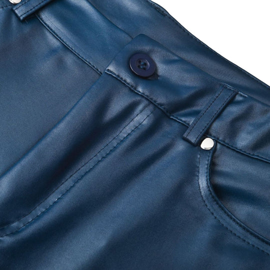 Heidi-Mode | Elegante Vegane Lederhose mit Engem Schnitt für Damen Ideal für Alle Jahreszeiten