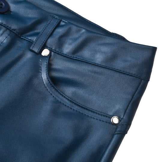 Heidi-Mode | Elegante Vegane Lederhose mit Engem Schnitt für Damen Ideal für Alle Jahreszeiten