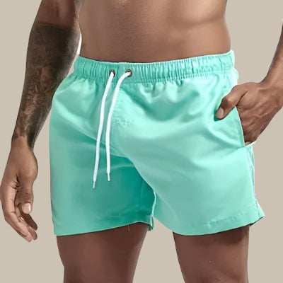 Heidi-Mode | Herren Schwimmshorts Schnelltrocknend und Basic