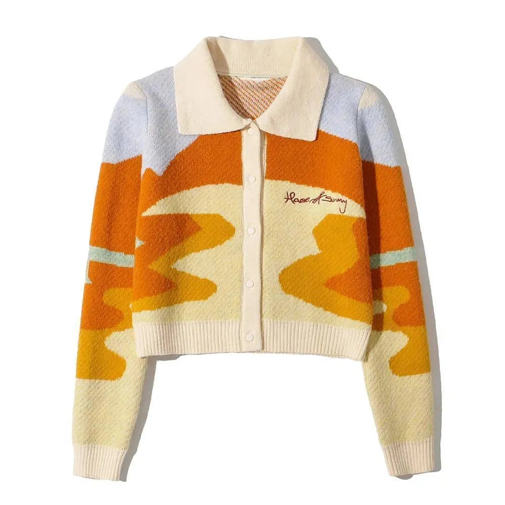 Heidi-Mode | Crop Strickjacke Pullover für Damen