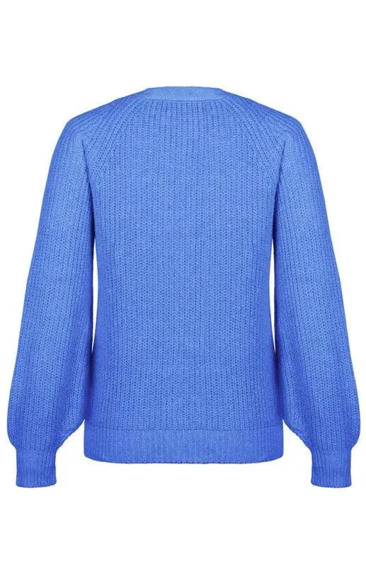 Heidi-Mode | Knopf Frauen Strickjacke Pullover