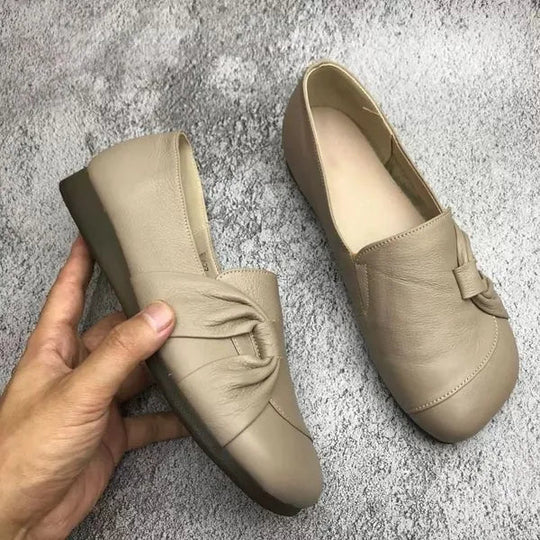 Heidi-Mode | Weiche und Rutschfeste Lederschuhe für Damen