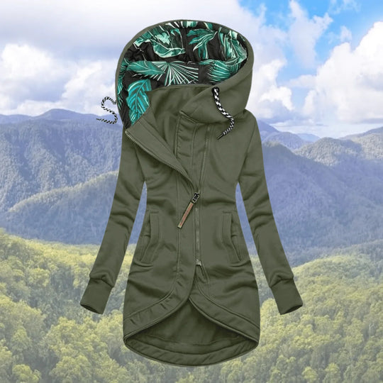 Heidi-Mode | Reißverschluss-Jacke mit Kapuze