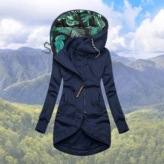 Heidi-Mode | Reißverschluss-Jacke mit Kapuze