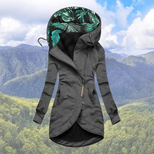 Heidi-Mode | Reißverschluss-Jacke mit Kapuze