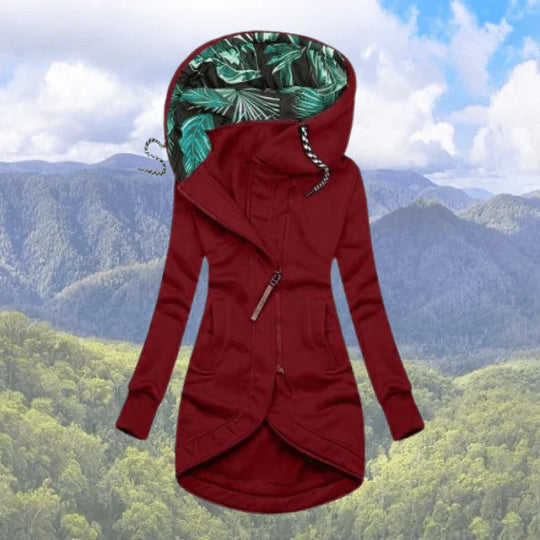 Heidi-Mode | Reißverschluss-Jacke mit Kapuze