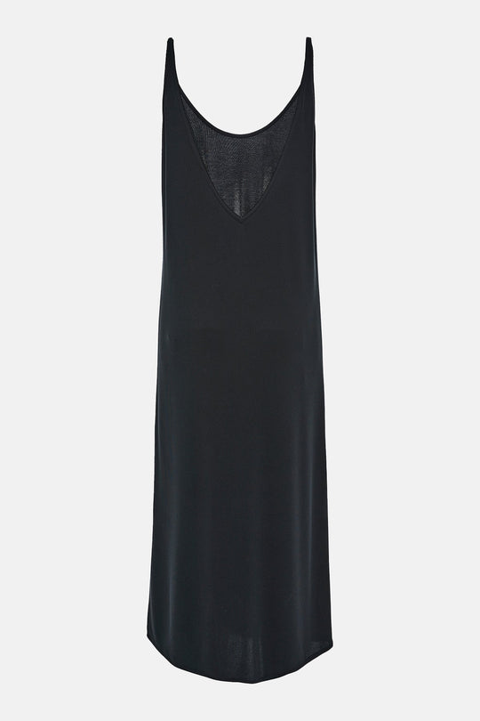 STRAPPY DRESS DARK GREY