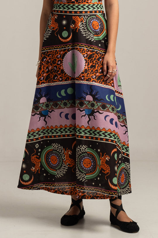 SKIRT "MYTHOLOGY" MULTICOLOR