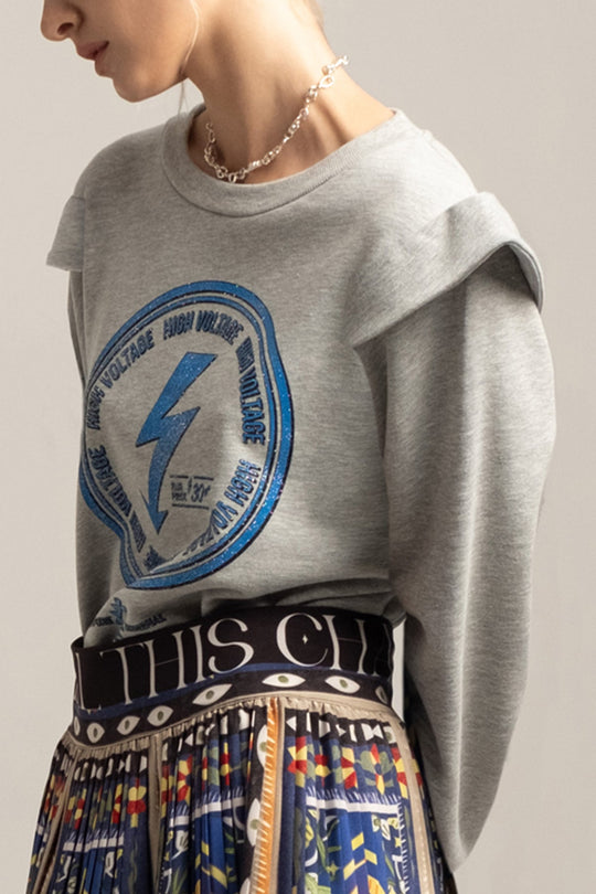 SWEATSHIRT "ELECTRIC GLITTER"