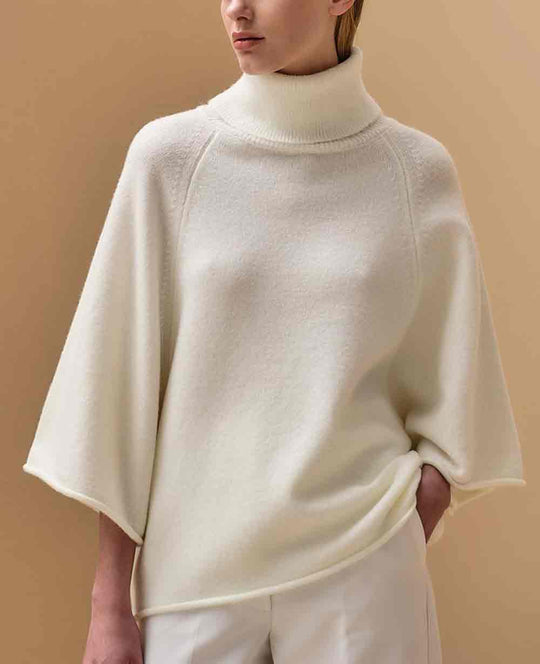 PULLOVER "KOMMENO" WITH CROPPED SLEEVES