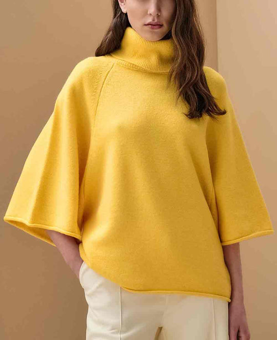 PULLOVER "KOMMENO" WITH CROPPED SLEEVES