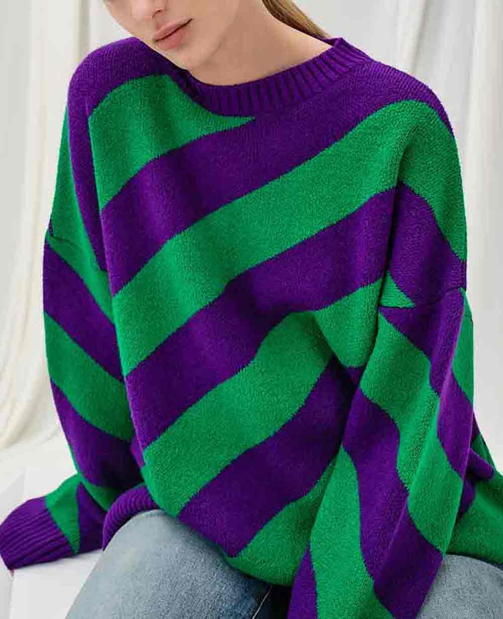 KNIT PULLOVER "STRIPES"