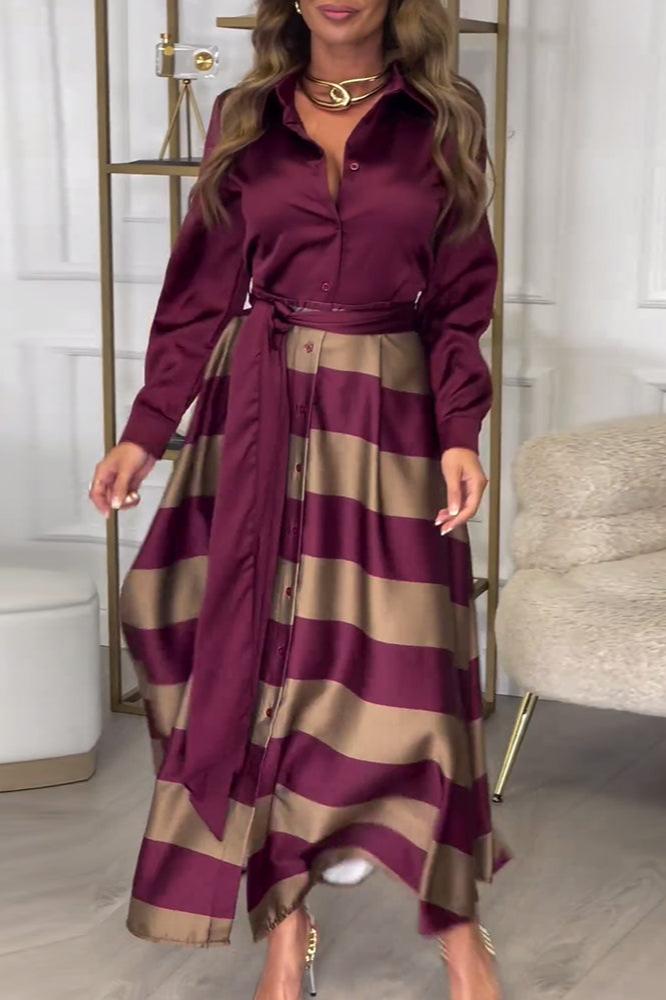 Heidi-Mode | St Stylish Gestreifte Kleid