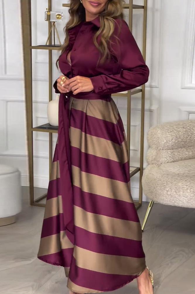 Heidi-Mode | St Stylish Gestreifte Kleid