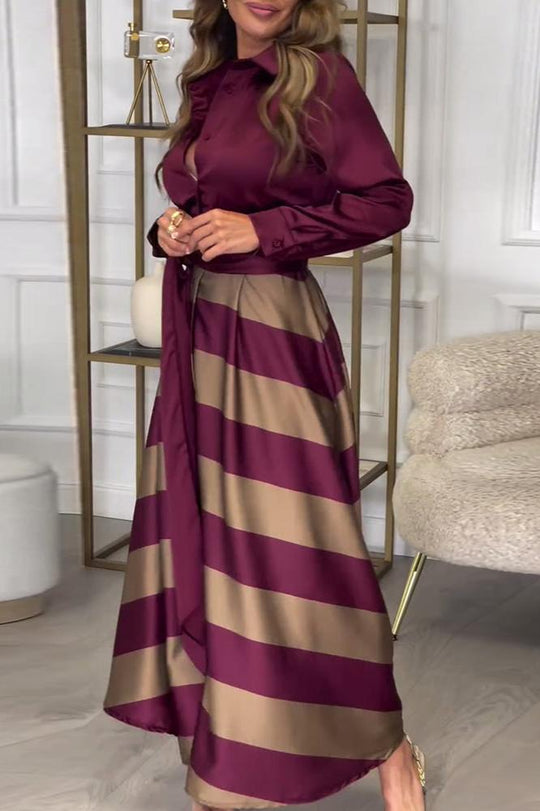Heidi-Mode | St Stylish Gestreifte Kleid