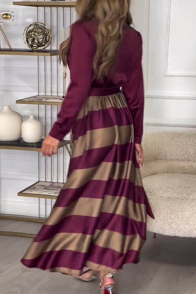 Heidi-Mode | St Stylish Gestreifte Kleid