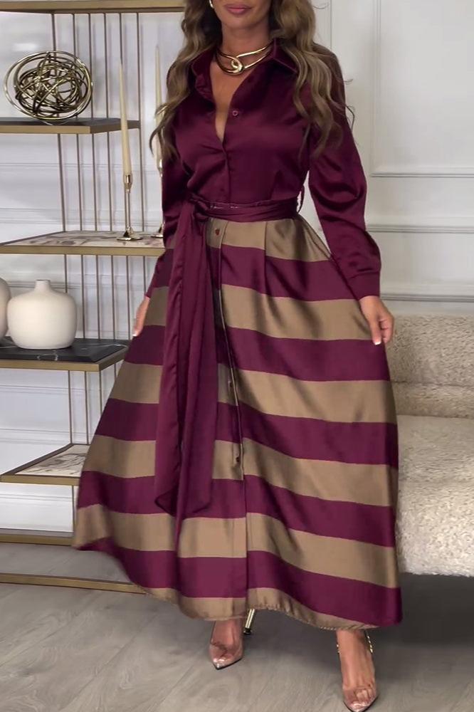 Heidi-Mode | St Stylish Gestreifte Kleid