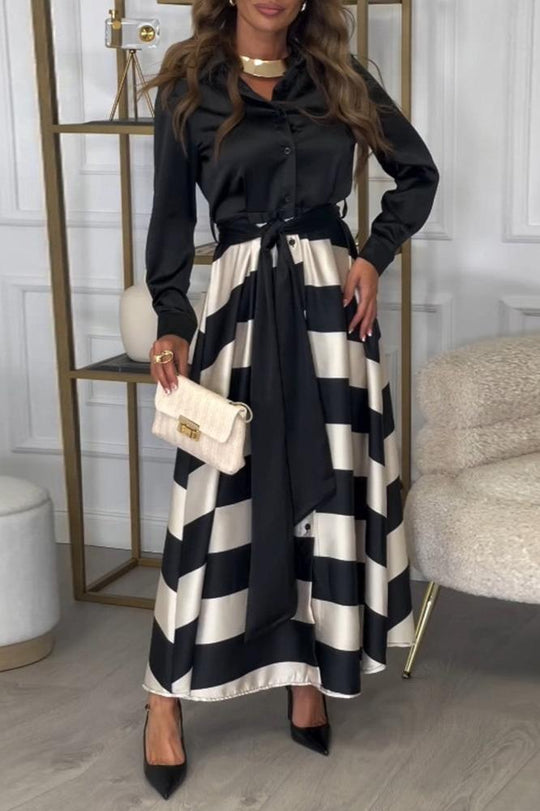 Heidi-Mode | St Stylish Gestreifte Kleid
