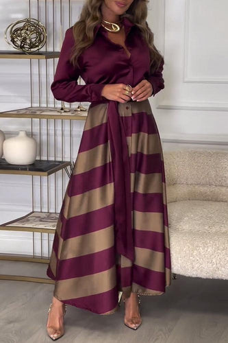 Heidi-Mode | St Stylish Gestreifte Kleid