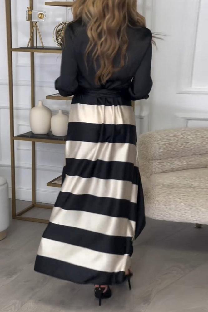 Heidi-Mode | St Stylish Gestreifte Kleid