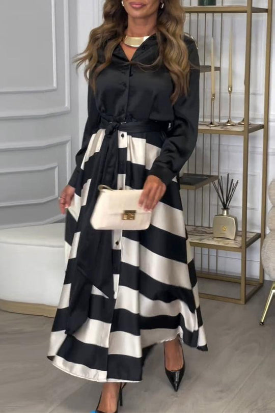 Heidi-Mode | St Stylish Gestreifte Kleid