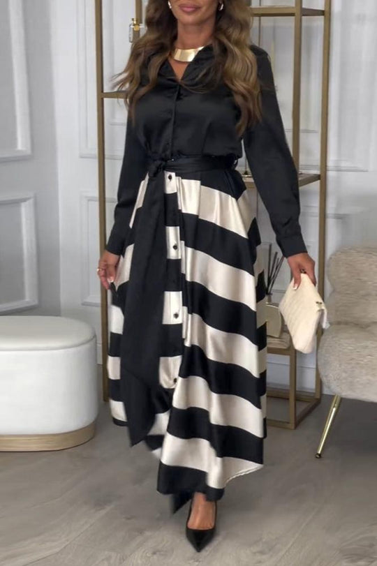 Heidi-Mode | St Stylish Gestreifte Kleid