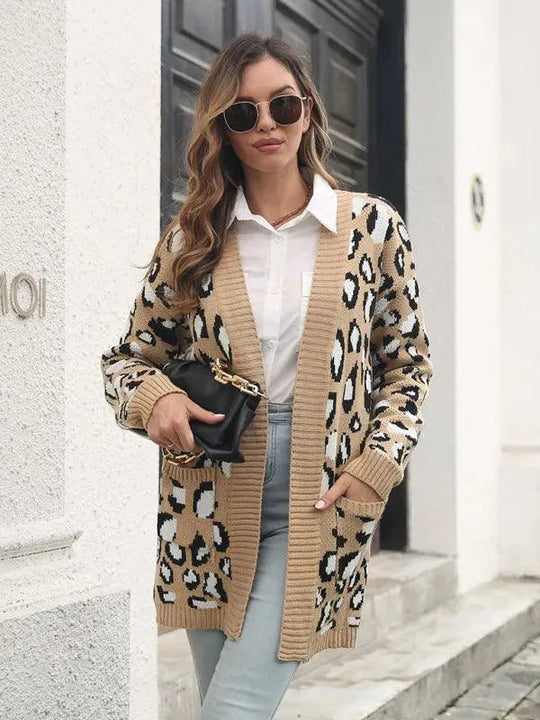 Heidi-Mode | Jacquard Strickjacke Pullover