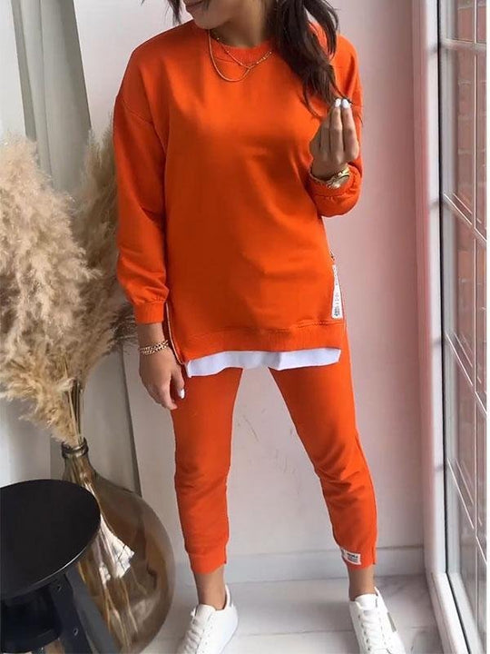 Heidi-Mode | Bequemes Sweatshirt- und Hosen-Set für Frauen