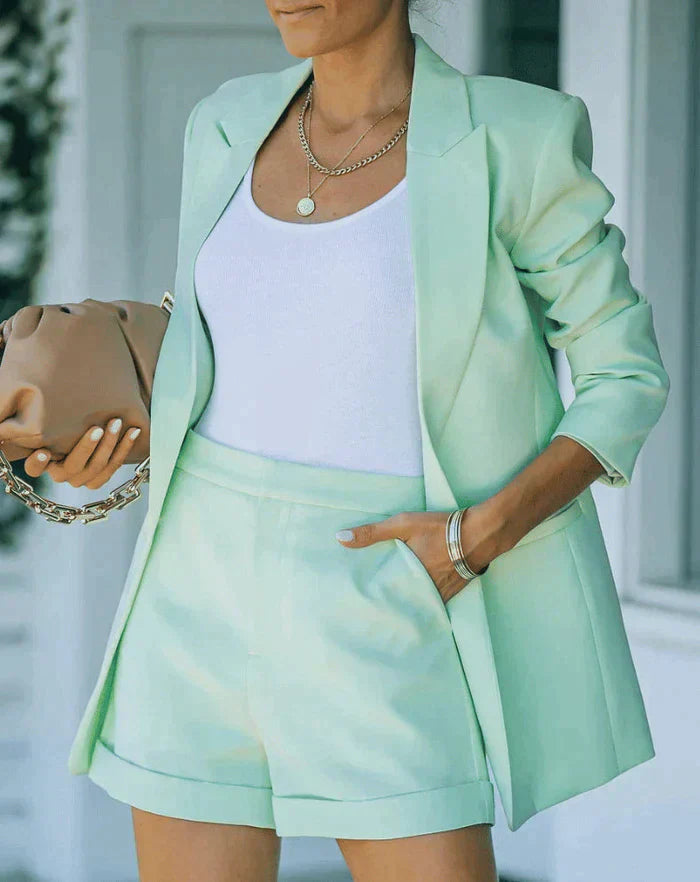 Heidi-Mode | Set mit Blazer und Shorts