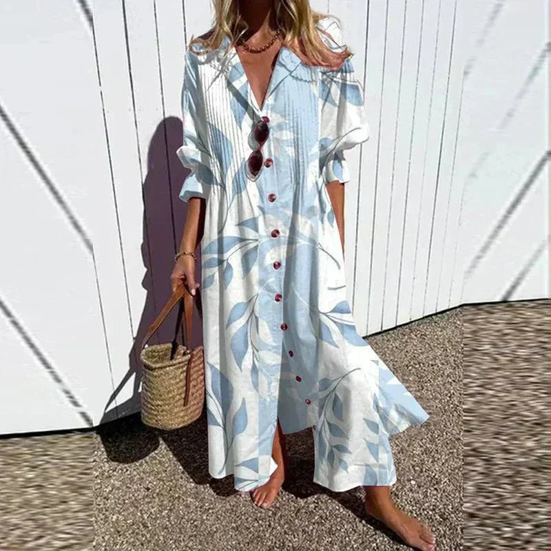 Heidi-Mode | Klassisches Boho Maxi Kleid