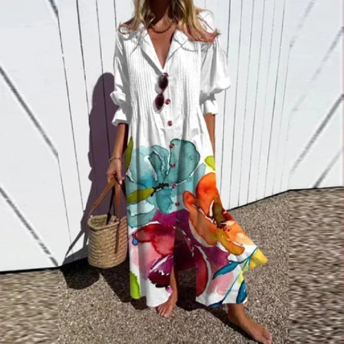 Heidi-Mode | Klassisches Boho Maxi Kleid