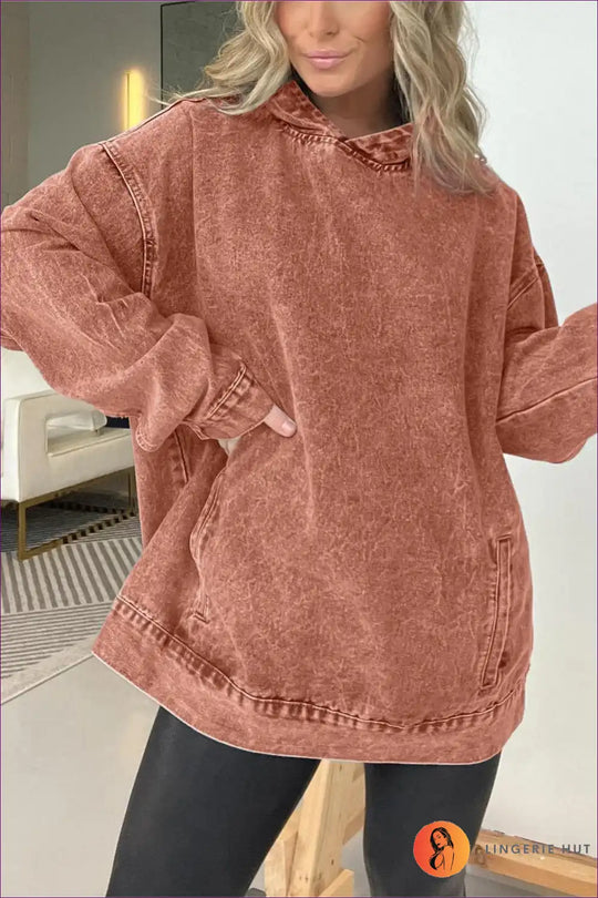Heidi-Mode | Schickes Casual Denim Hoodie – Mühelos Cool